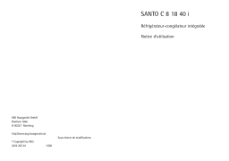 AEG SC81840I Manuel utilisateur