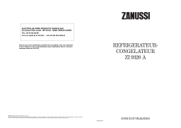 Zanussi ZI9320A Manuel utilisateur