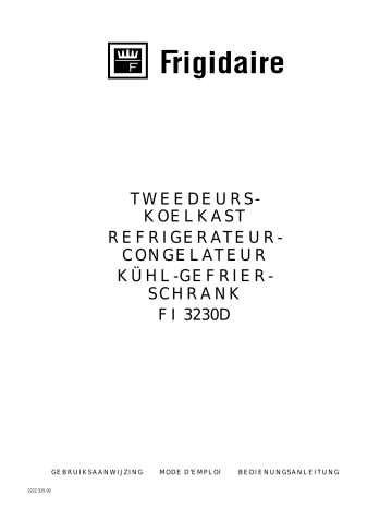 Frigidaire FI3230D Manuel utilisateur | Fixfr