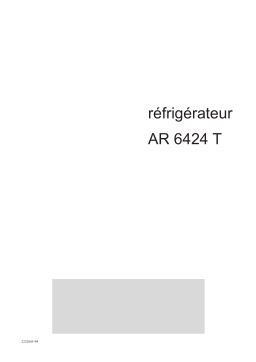 ARTHUR MARTIN ELECTROLUX AR6424T Manuel utilisateur