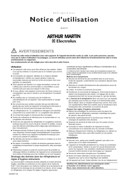 ARTHUR MARTIN ELECTROLUX AR6414T Manuel utilisateur