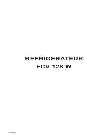 Faure FCV128W Manuel utilisateur | Fixfr