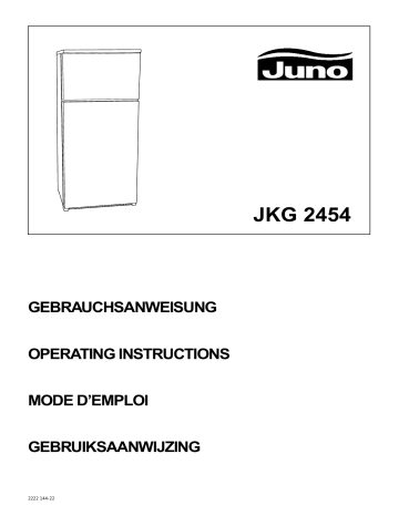 Juno JKG2454 Manuel utilisateur | Fixfr