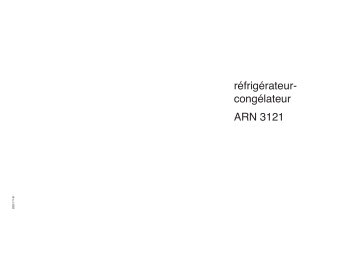 ARTHUR MARTIN ELECTROLUX ARN3121 Manuel utilisateur | Fixfr