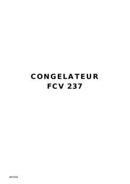 Faure FCV237W-1 Manuel utilisateur