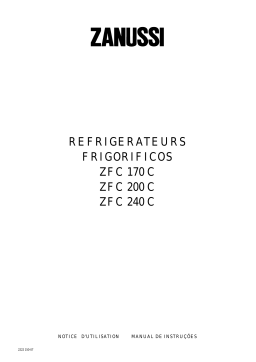 Zanussi ZFC240C Manuel utilisateur