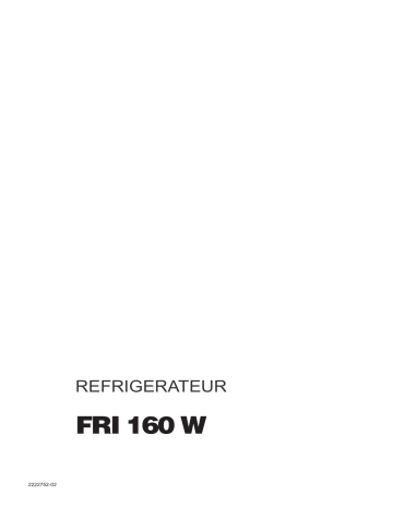 Faure FRI160W Manuel utilisateur | Fixfr