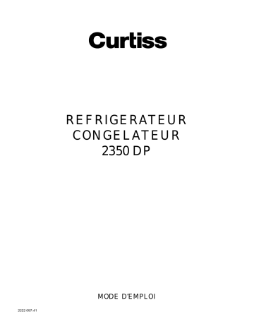 Curtiss 2350DP Manuel utilisateur | Fixfr