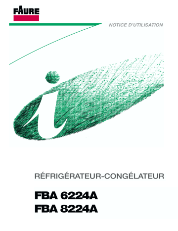 FBA6224A | Faure FBA8224A Manuel utilisateur | Fixfr