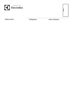 Electrolux ERN2314AOW Manuel utilisateur