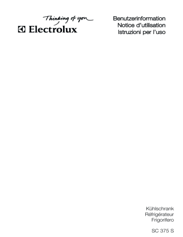 Electrolux SC375S Manuel utilisateur | Fixfr