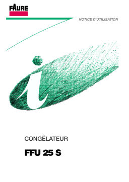 Faure FFU25S Manuel utilisateur