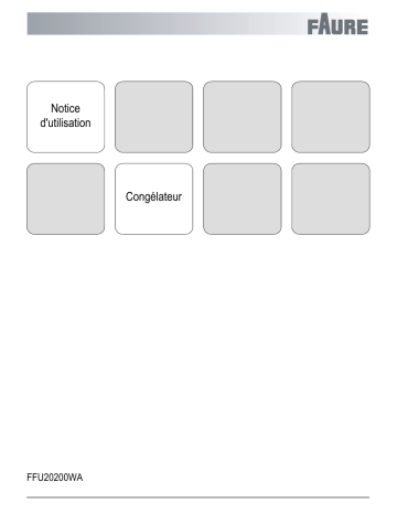 Faure FFU20200WA Manuel utilisateur | Fixfr