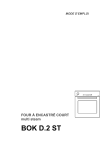 Therma BOK D.2 ST Manuel utilisateur