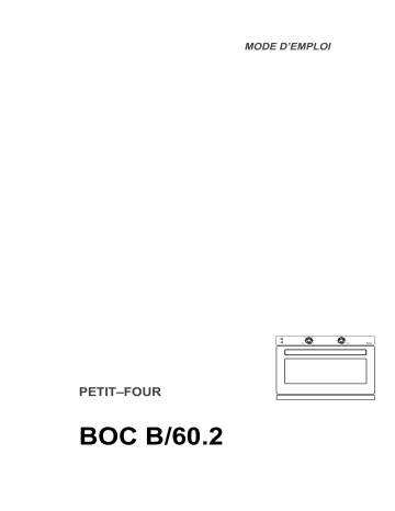 Therma BOCB/60.2 Manuel utilisateur | Fixfr