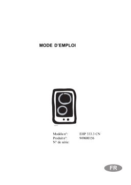 Electrolux EHP3333CN Manuel utilisateur