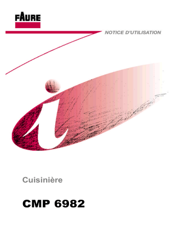 CMP6982M | Faure CMP6982W Manuel utilisateur | Fixfr