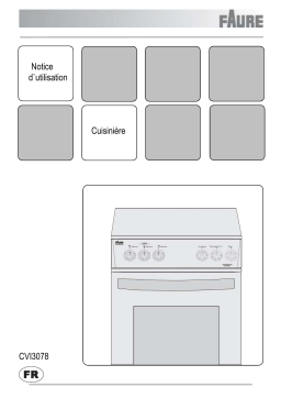 Faure CVI3078W Manuel utilisateur