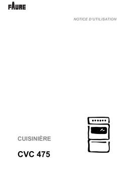 Faure CVC475W Manuel utilisateur