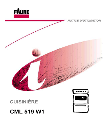 Faure CML519W1 Manuel utilisateur | Fixfr