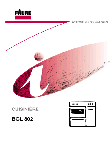 Faure BGL802W Manuel utilisateur | Fixfr