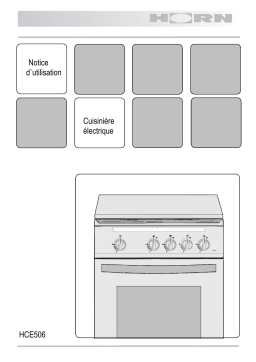 Horn HCE506 Manuel utilisateur