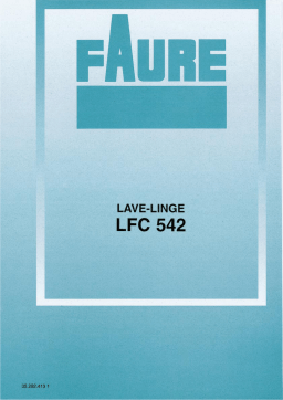 Faure LFC542 Manuel utilisateur