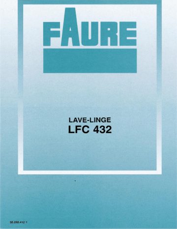 Faure LFC432 Manuel utilisateur | Fixfr
