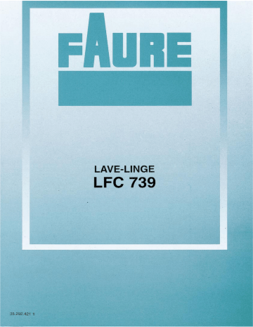Faure LFC739 Manuel utilisateur | Fixfr