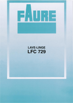 Faure LFC729 Manuel utilisateur