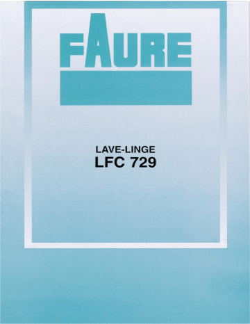 Faure LFC729 Manuel utilisateur | Fixfr