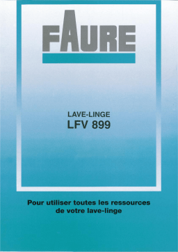 Faure LFV899 Manuel utilisateur