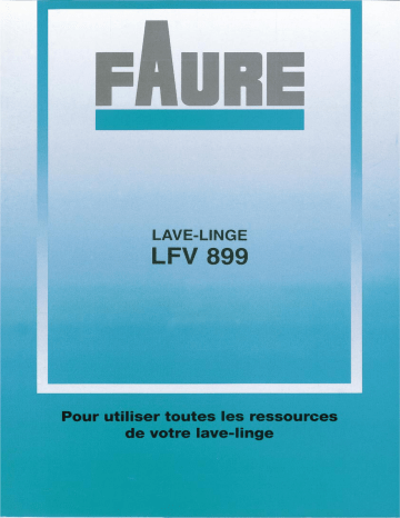 Faure LFV899 Manuel utilisateur | Fixfr