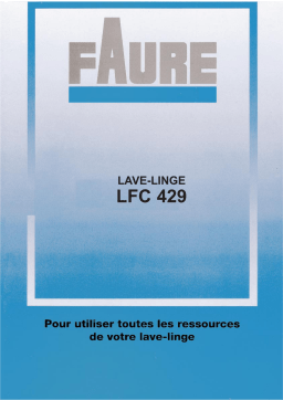 Faure LFC429 Manuel utilisateur