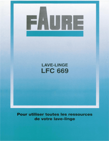Faure LFC669 Manuel utilisateur | Fixfr