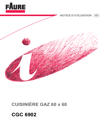 CGC6902W | Faure CGC6902X Manuel utilisateur | Fixfr