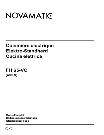 Novamatic FH65-VC-400 Manuel utilisateur | Fixfr