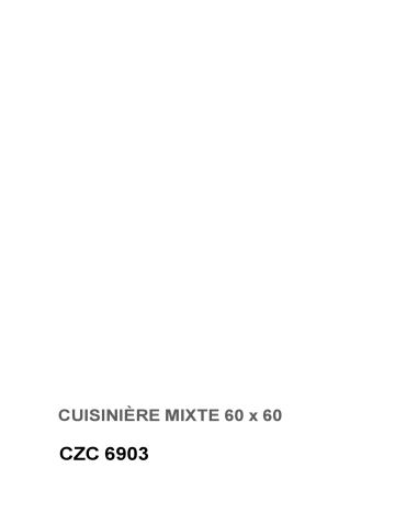 Faure CZC6903X-1 Manuel utilisateur | Fixfr