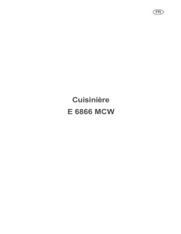 ARTHUR MARTIN ELECTROLUX E6866MCW Manuel utilisateur | Fixfr