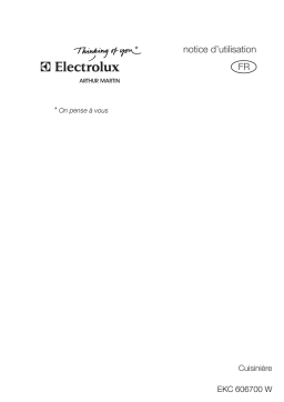 ARTHUR MARTIN ELECTROLUX EKC606700W Manuel utilisateur