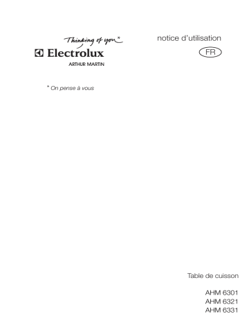 AHM6301W | AHM6321W | AHM6301X | AHM6321X | ARTHUR MARTIN ELECTROLUX AHM6301K Manuel utilisateur | Fixfr