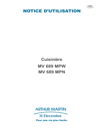 ARTHUR MARTIN ELECTROLUX MV689MPW1 Manuel utilisateur | Fixfr