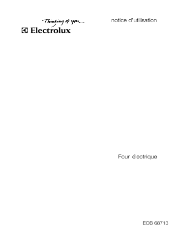 Electrolux EOB68713X Manuel utilisateur | Fixfr