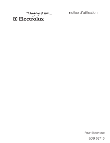 Electrolux EOB68713X Manuel utilisateur | Fixfr