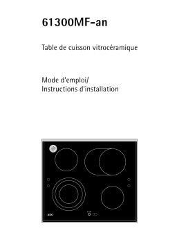 AEG 61300MF-an Manuel utilisateur