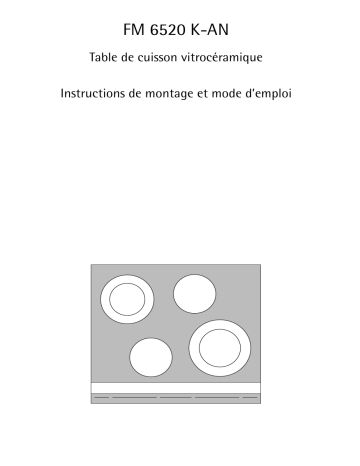 Aeg-Electrolux FM6520K-AN Manuel utilisateur | Fixfr