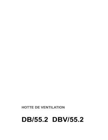 DBV/55.2 | Therma DB/55.2 Manuel utilisateur | Fixfr