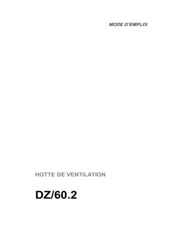 Therma DZ/60.2 Manuel utilisateur | Fixfr