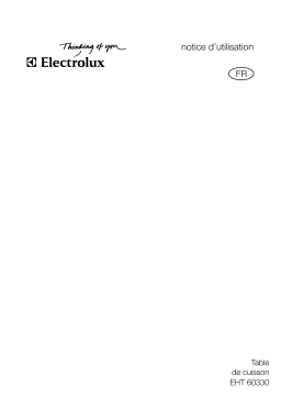 Electrolux EHT60330K Manuel utilisateur