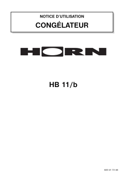 Horn HB11 Manuel utilisateur